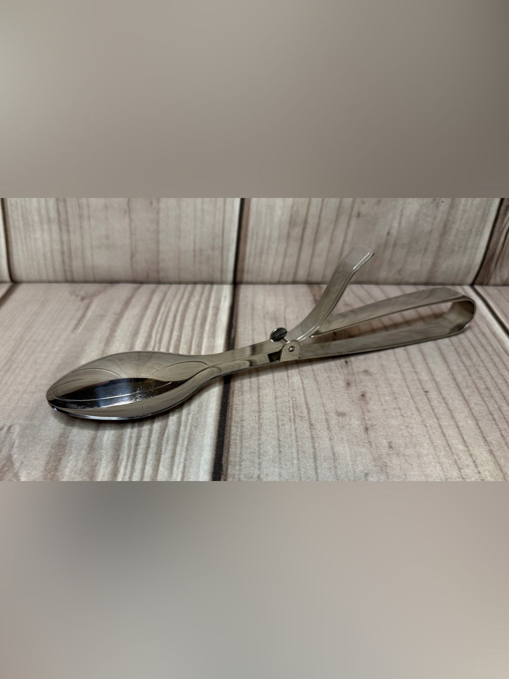 Pampered Chef Stainless Steel Tongs Silver Kitchen Serving Utensil Tool 4165